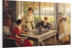 Women having tea, 1912 by Albert Lynch