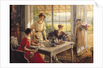 Women having tea, 1912 by Albert Lynch