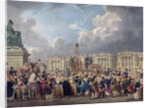 An Execution, Place de la Revolution, between August 1793 and June 1794 by Pierre Antoine Demachy