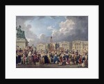 An Execution, Place de la Revolution, between August 1793 and June 1794 by Pierre Antoine Demachy