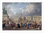 An Execution, Place de la Revolution, between August 1793 and June 1794 by Pierre Antoine Demachy