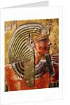 The head of Seti I from the Tomb of Seti, New Kingdom by Egyptian 19th Dynasty
