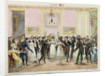 A Society Ball, engraved by Charles Etienne Pierre Motte 1819 by Hippolyte Lecomte