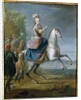 Equestrian Portrait of Maria Leszczynska by Jean-Baptiste Martin