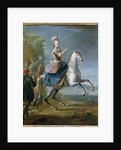 Equestrian Portrait of Maria Leszczynska by Jean-Baptiste Martin