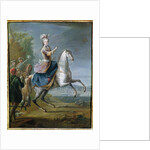 Equestrian Portrait of Maria Leszczynska by Jean-Baptiste Martin