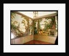 Painted wall panels in the Salon of Gille Demarteau by Francois