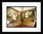 Painted wall panels in the Salon of Gille Demarteau by Francois