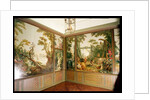 Painted wall panels in the Salon of Gille Demarteau by Francois