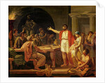 Study for Lycurgus Showing the Ancients of Sparta their King, 1791 by Jacques Louis David