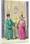 Matteo Ricci and another Christian missionary to China, 1667 by Dutch School