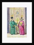Matteo Ricci and another Christian missionary to China, 1667 by Dutch School