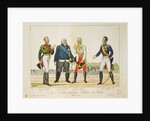 The Allied Sovereigns in Paris in 1815 by French School