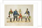 The Allied Sovereigns in Paris in 1815 by French School