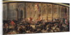 Alphonse de Lamartine Rejecting the Red Flag at the Hotel-de-Ville, Paris, 25th February 1848 by Felix Philippoteaux