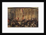 Alphonse de Lamartine Rejecting the Red Flag at the Hotel-de-Ville, Paris, 25th February 1848 by Felix Philippoteaux