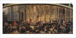Alphonse de Lamartine Rejecting the Red Flag at the Hotel-de-Ville, Paris, 25th February 1848 by Felix Philippoteaux