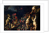 Putti Playing with Garlands of Flowers by Carlo Maratta or Maratti
