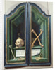Vanitas, reverse of two panels from a triptych by Flemish School