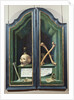 Vanitas, reverse of two panels from a triptych by Flemish School