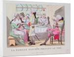 A Family from Gascony Drinking Tea, 1815 by French School