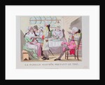 A Family from Gascony Drinking Tea, 1815 by French School