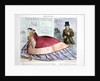 Caricature of the crinoline by French School