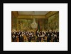 The Salon of Alfred Emilien, Comte de Nieuwerkerke at the Louvre, 1855 by Francois Auguste Biard