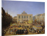 The Kermesse at Saint-Omer in 1846 by Auguste Jacques Regnier
