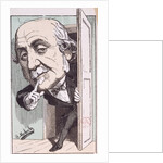Caricature of Albert, Duc de Broglie by Moloch