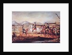 Washington Reviewing the Western Army at Fort Cumberland, Maryland, after 1795 by Frederick Kemmelmeyer