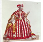 Mademoiselle Dumesnil in the Role of Agrippina in 'Britannicus' by Jean Racine engraved by Francois Seraphin Delpech 1740 by Hippolyte (after) Lecomte