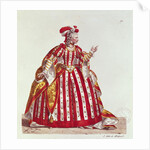 Mademoiselle Dumesnil in the Role of Agrippina in 'Britannicus' by Jean Racine engraved by Francois Seraphin Delpech 1740 by Hippolyte (after) Lecomte