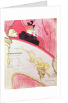 Cover of a programme for 'Le Missionaire' at the Theatre Libre, 1893-94 by Henri de Toulouse-Lautrec