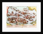 Naval Combat between the Beggars of the Sea and the Spanish in 1573 by Franz Hogenberg