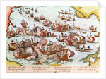 Naval Combat between the Beggars of the Sea and the Spanish in 1573 by Franz Hogenberg