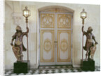 Doors to the vestibule opposite the staircase by French School