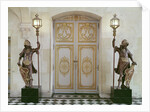 Doors to the vestibule opposite the staircase by French School