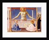 Christ Rising from his Tomb, detail of the predella panel of the Coronation of the Virgin, c.1430-32 by Fra (c.1387-1455) Angelico