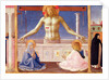Christ Rising from his Tomb, detail of the predella panel of the Coronation of the Virgin, c.1430-32 by Fra (c.1387-1455) Angelico