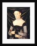 Woman with a Carnation by Lucas the Elder Cranach