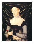 Woman with a Carnation by Lucas the Elder Cranach