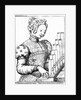 Young Woman Playing a Portative Organ by School French