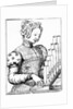 Young Woman Playing a Portative Organ by School French