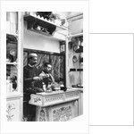 Fabrication of fez, c.1900 by French Photographer