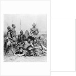 Warriors, Belgian Congo, 1894 by French Photographer