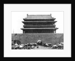 Entrance to the inner wall, Peking, China, c.1900 by French Photographer