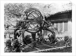 Astronomical instruments at the Imperial Observatory, Peking, China, c.1900 by French Photographer