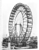 The ferris wheel at the World's Columbian Exposition of 1893 in Chicago by American Photographer