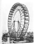 The ferris wheel at the World's Columbian Exposition of 1893 in Chicago by American Photographer